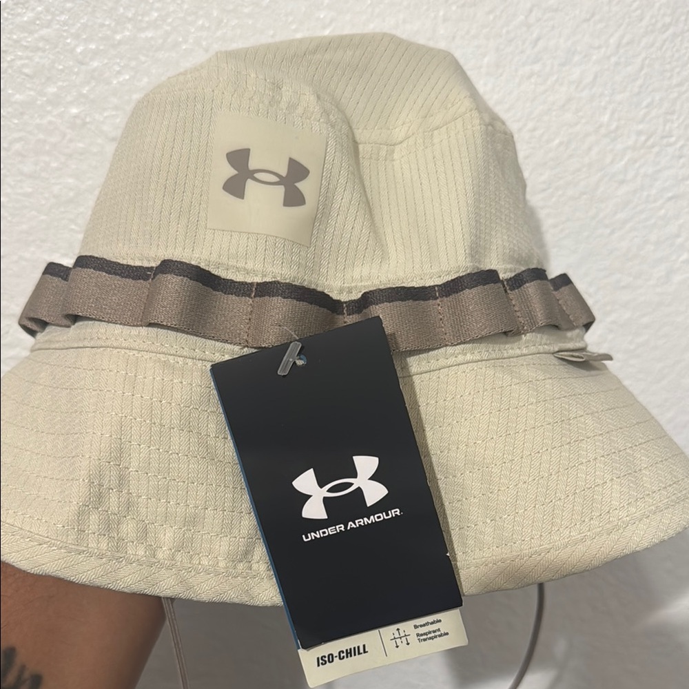 Under Armour Light Tan Bucket Hat